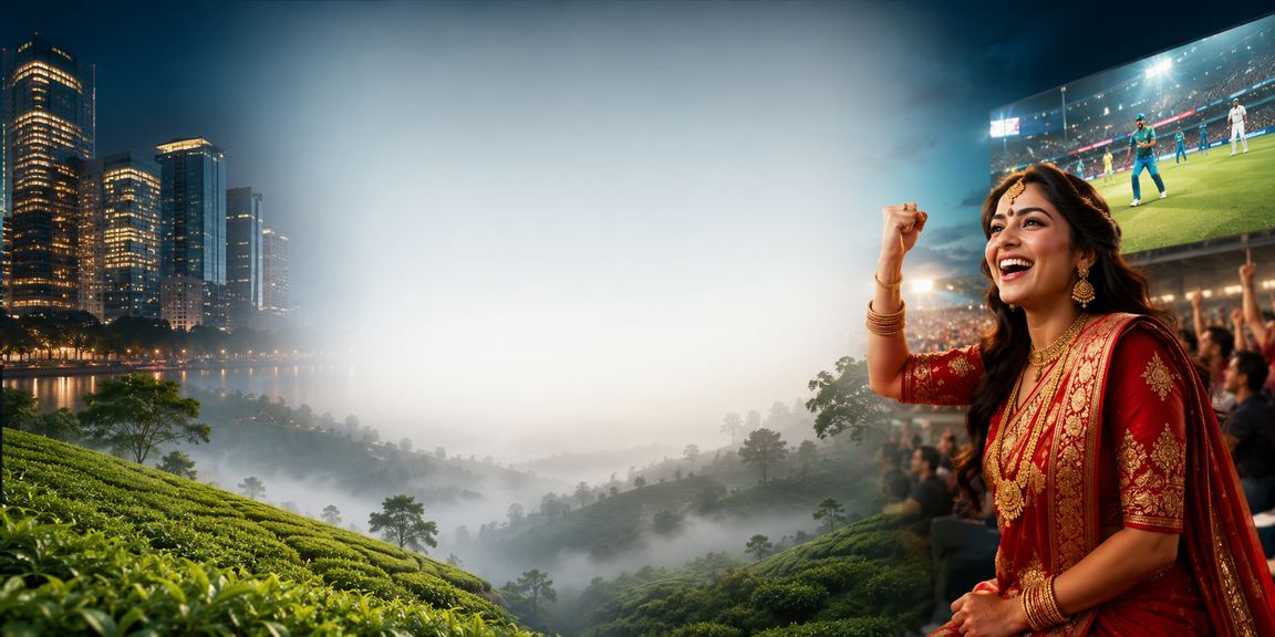 ঢাকার চা বাগানে ক্রিকেট বেটিং সম্পর্কে আলোচনা করছেন দুইজন বাংলাদেশি