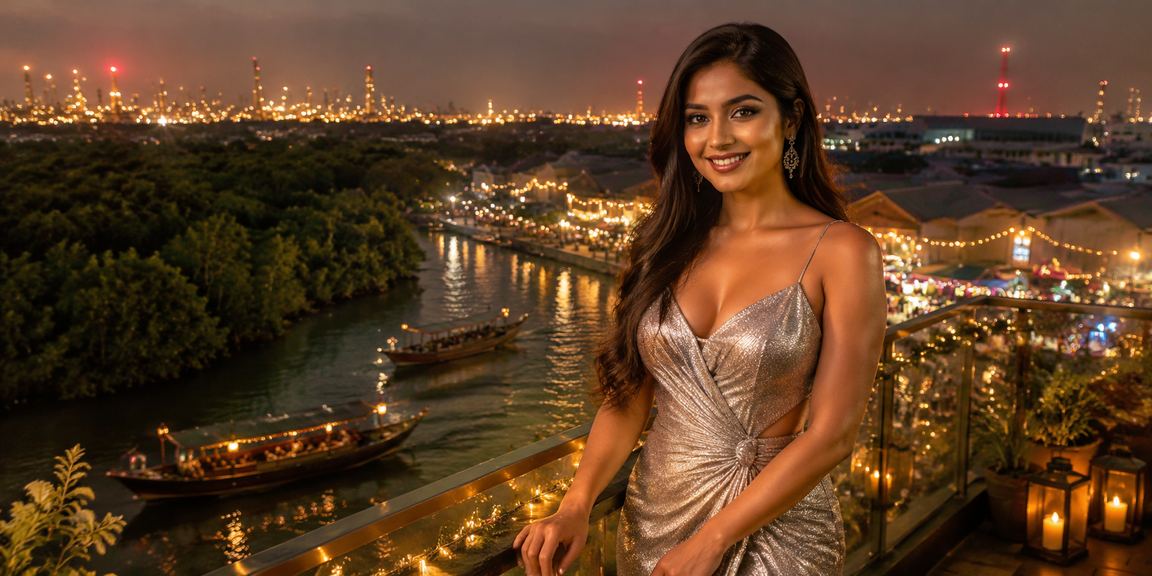 সুন্দরবনের রাতের বাজারে স্পোর্টস বেটিং পরিবেশ